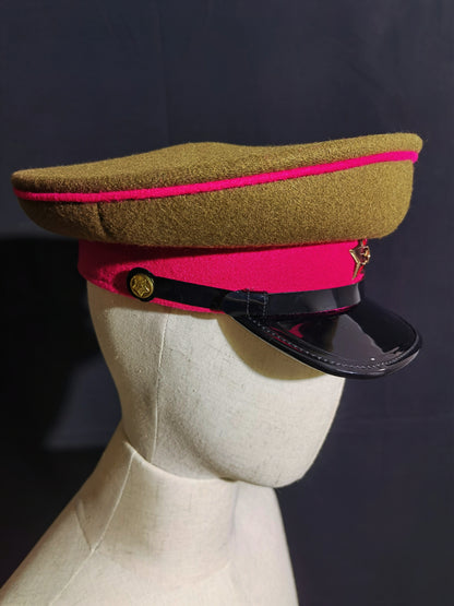 Soviet WWII Red Army Infantry Wool Peaked Cap Reproduction