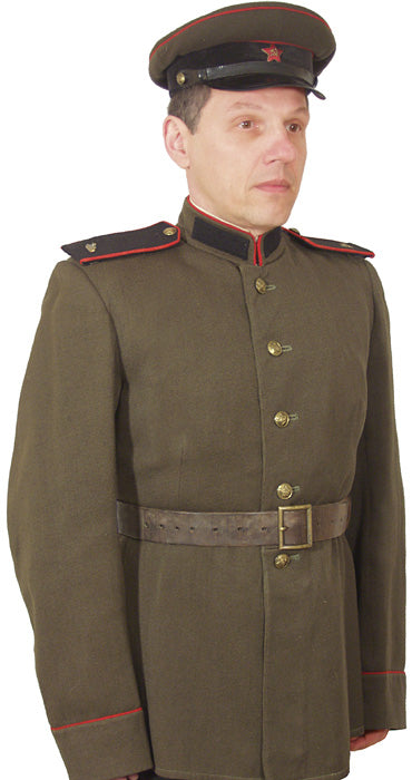 Soviet WWII Red Army Artillery Armored Forces Wool Peaked Cap Reproduction