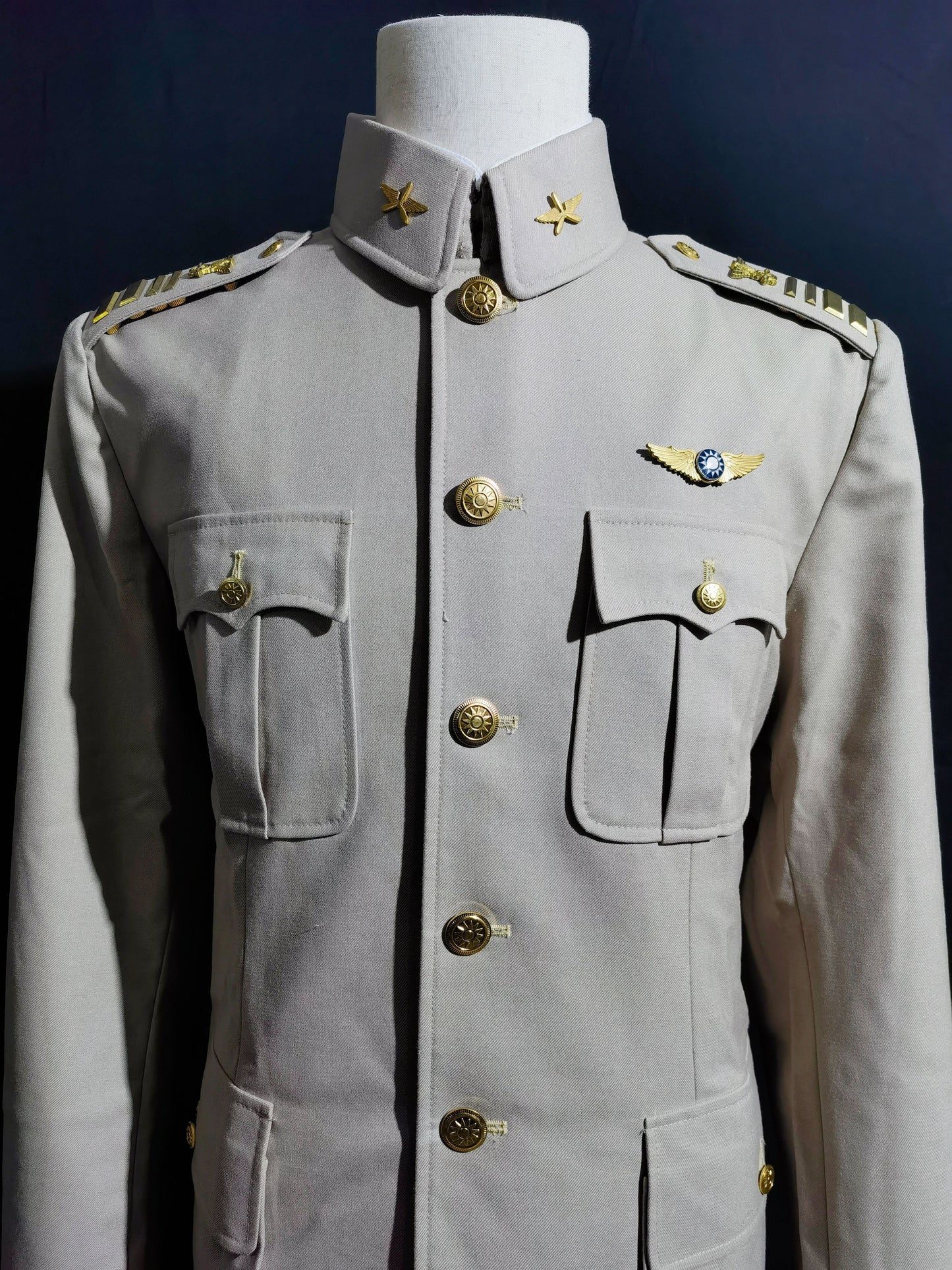 Republic of China Type 35 Air Force Officer Summer Service Uniform Set Reproduction