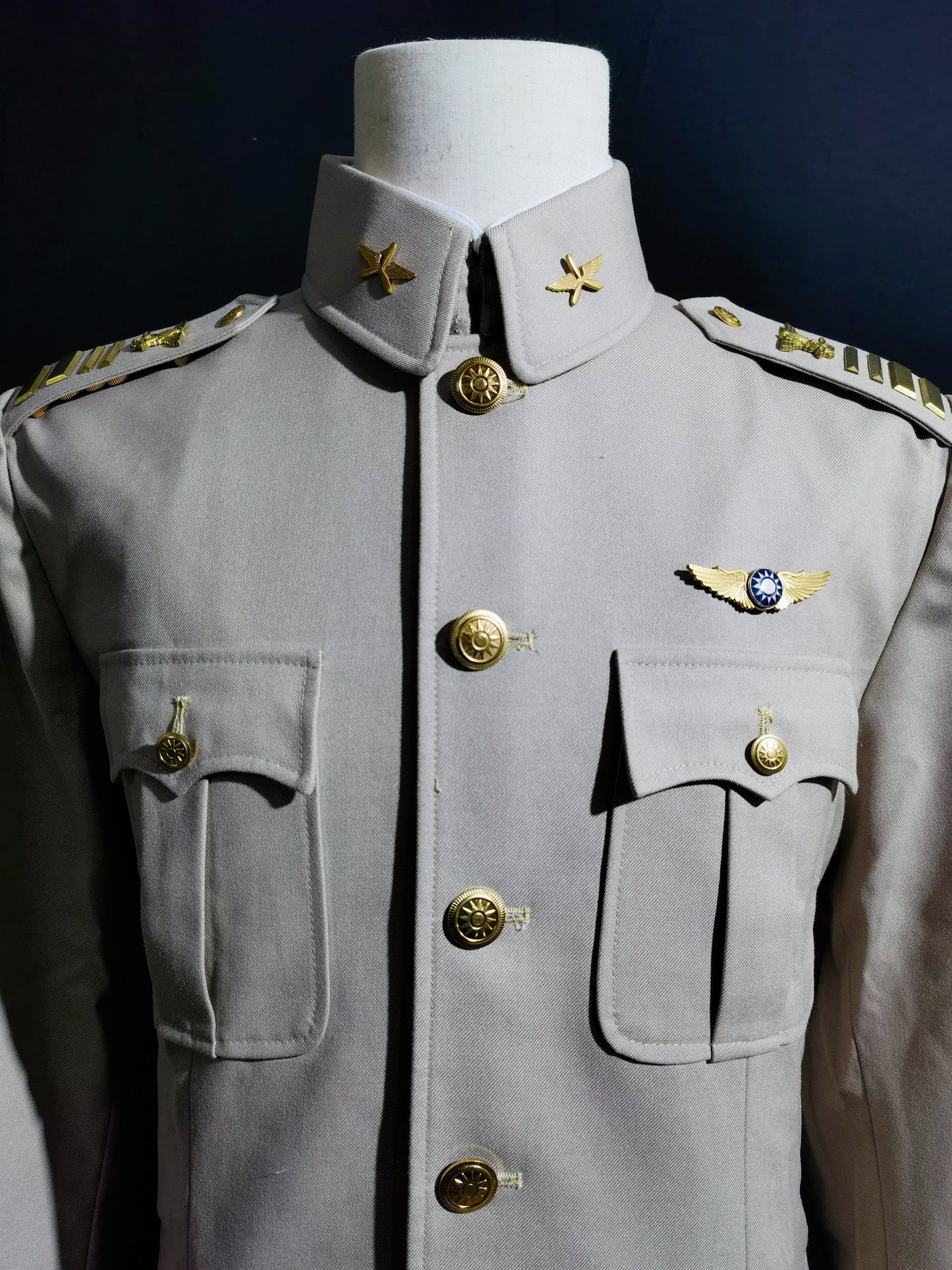 Republic of China Type 35 Air Force Officer Summer Service Uniform Set Reproduction