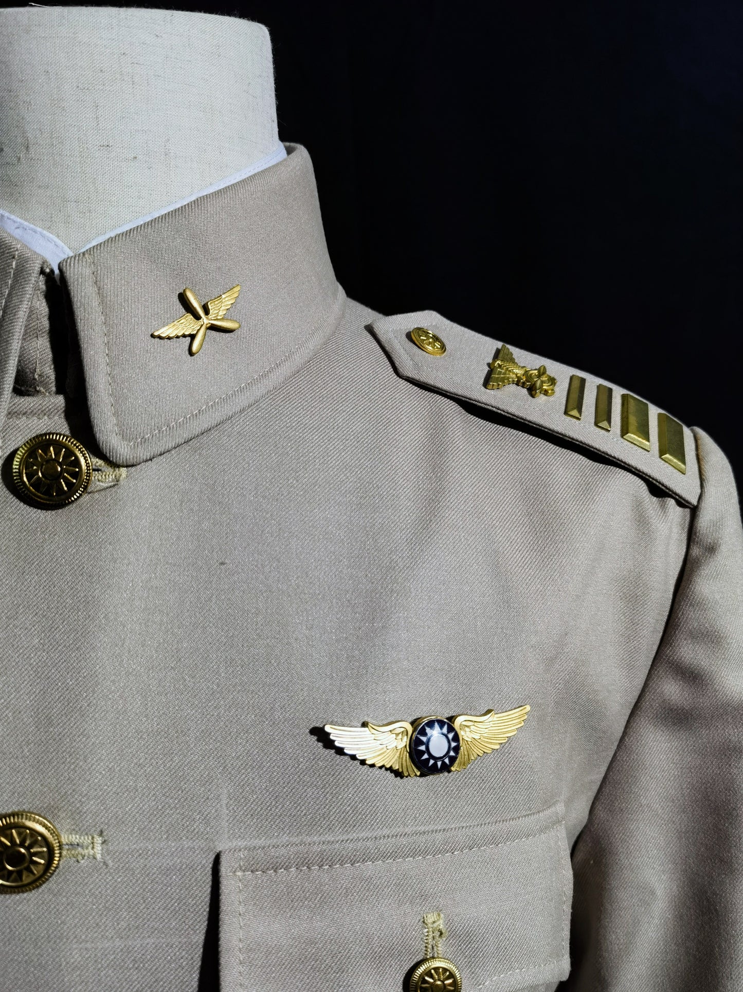Republic of China Type 35 Air Force Officer Summer Service Uniform Set Reproduction