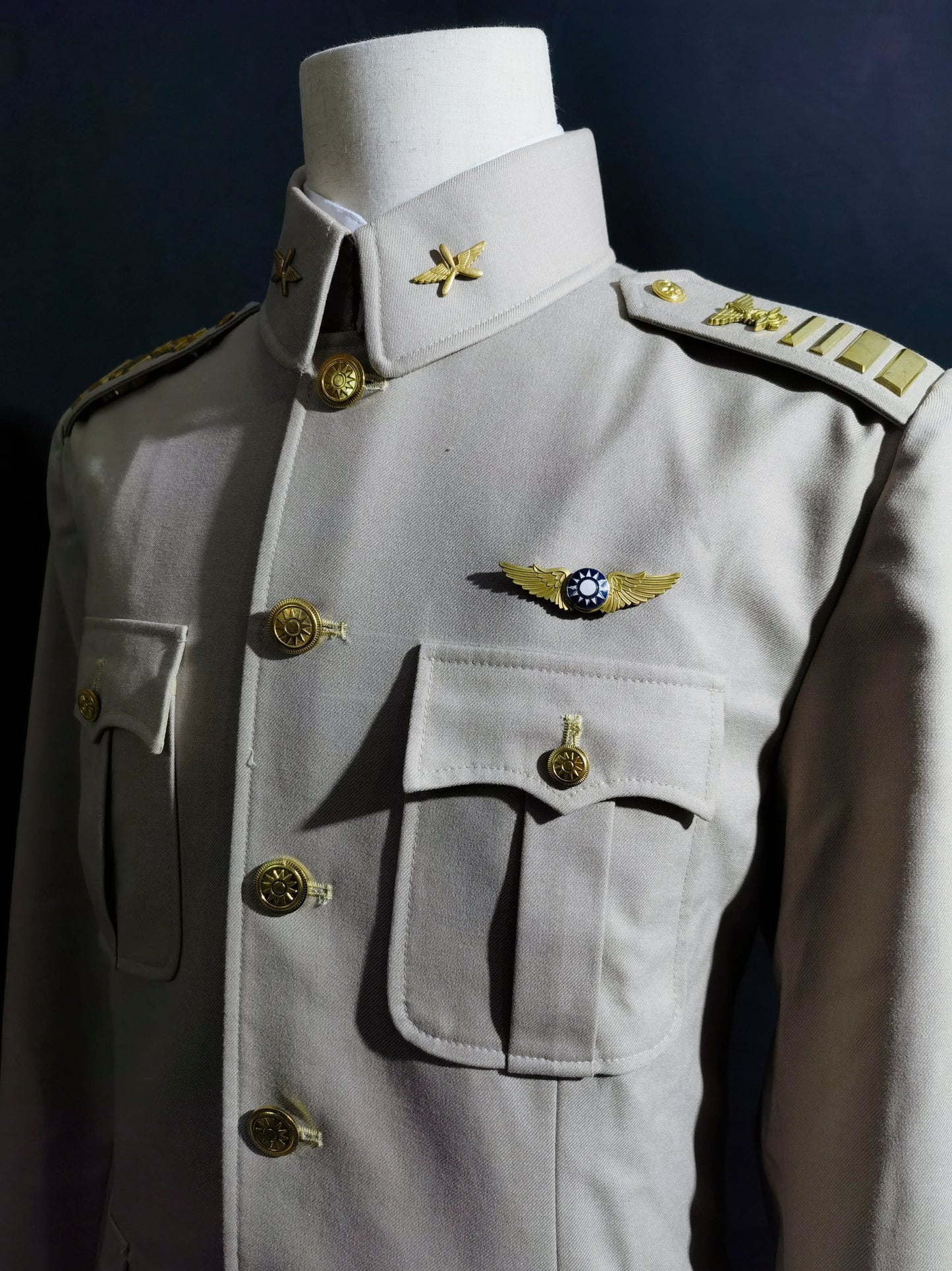 Republic of China Type 35 Air Force Officer Summer Service Uniform Set Reproduction