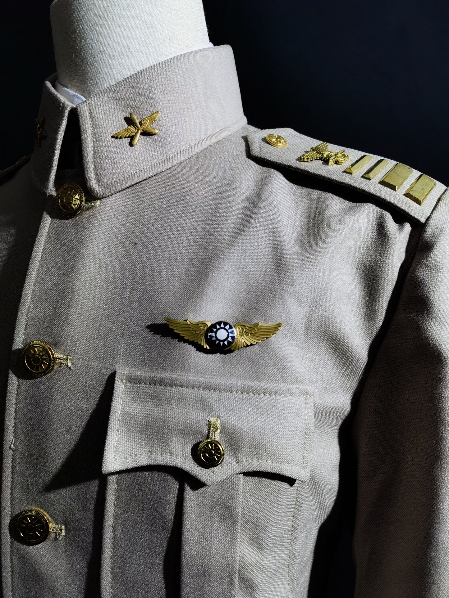 Republic of China Type 35 Air Force Officer Summer Service Uniform Set Reproduction