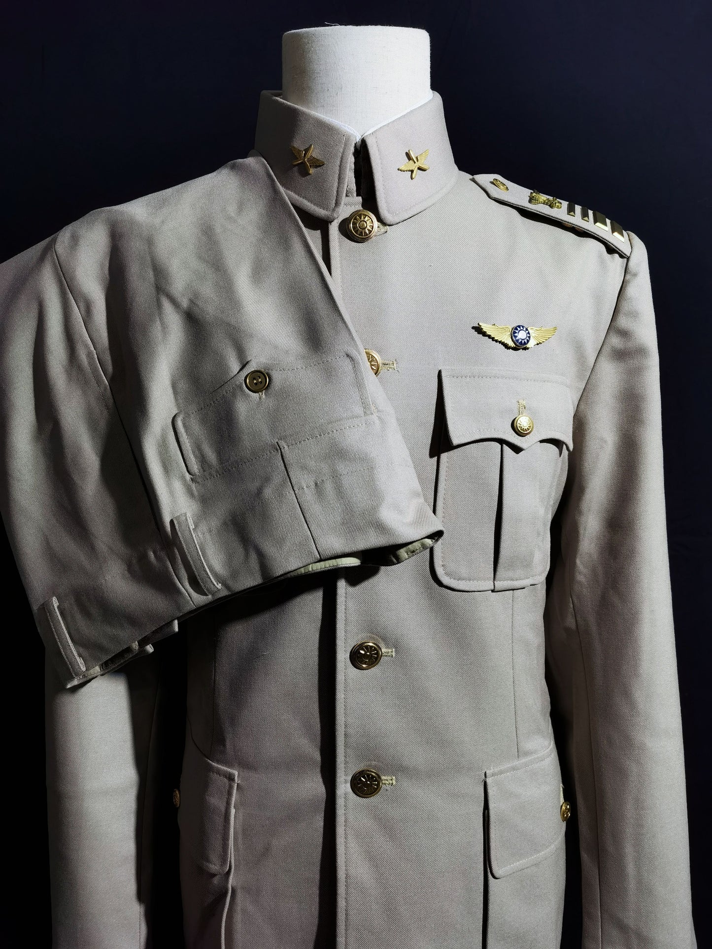 Republic of China Type 35 Air Force Officer Summer Service Uniform Set Reproduction