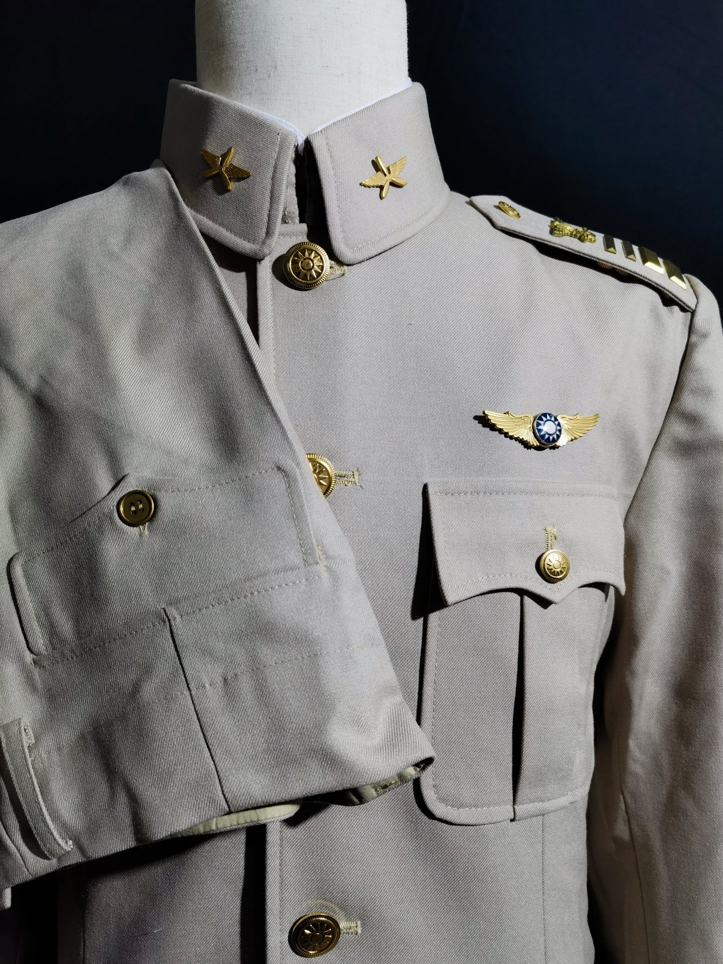 Republic of China Type 35 Air Force Officer Summer Service Uniform Set Reproduction