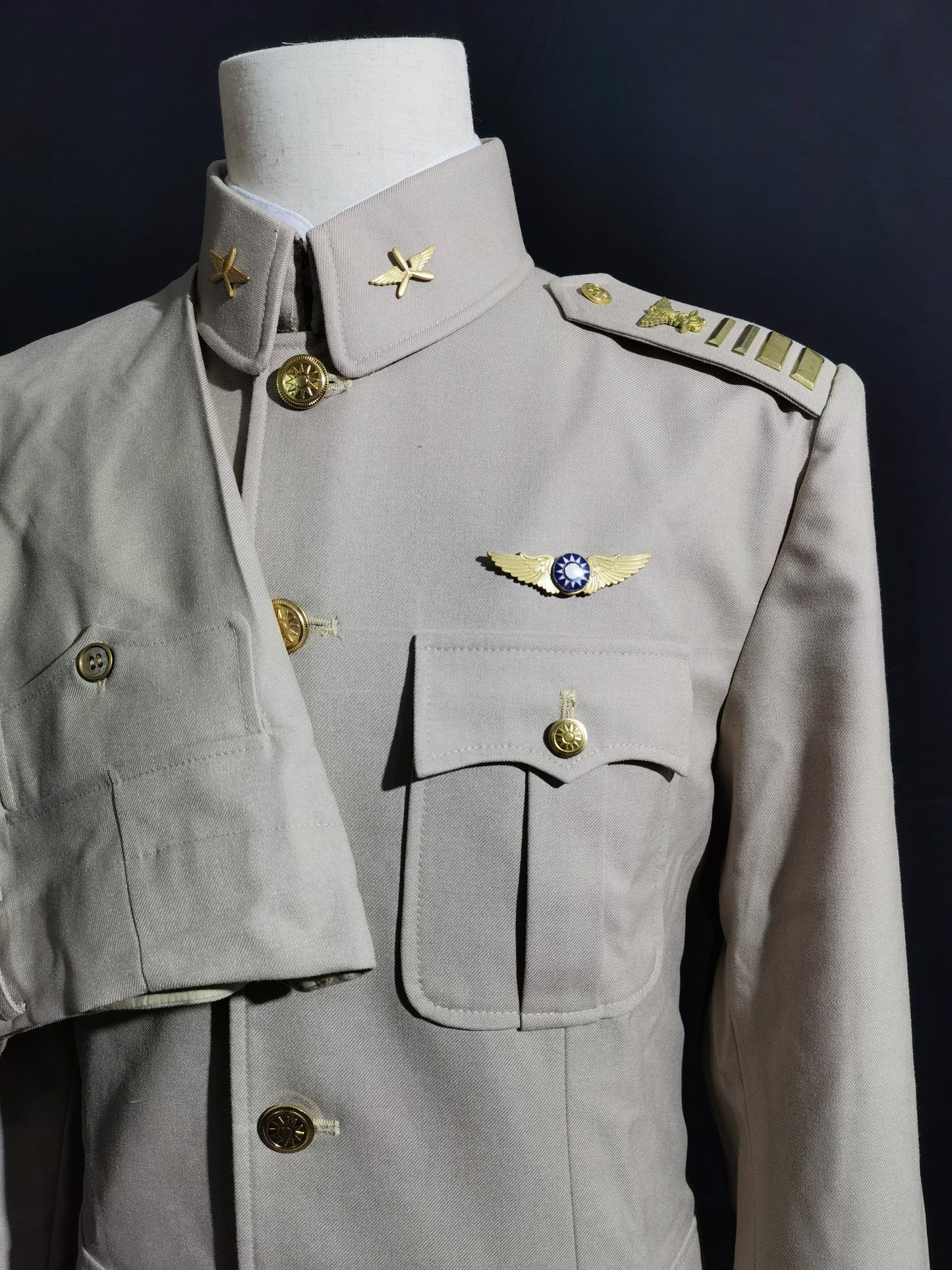 Republic of China Type 35 Air Force Officer Summer Service Uniform Set Reproduction