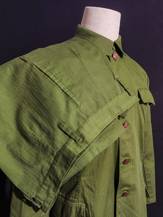 Chinese Type 58 Late Period Army Herringbone Service Uniform Vintage Original Set